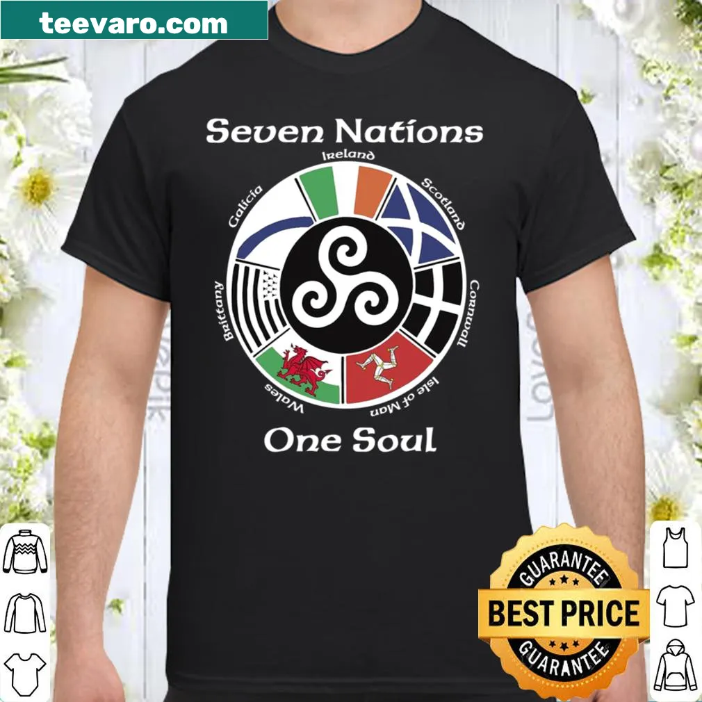 Artistic shirt with unity-themed text and illustrations