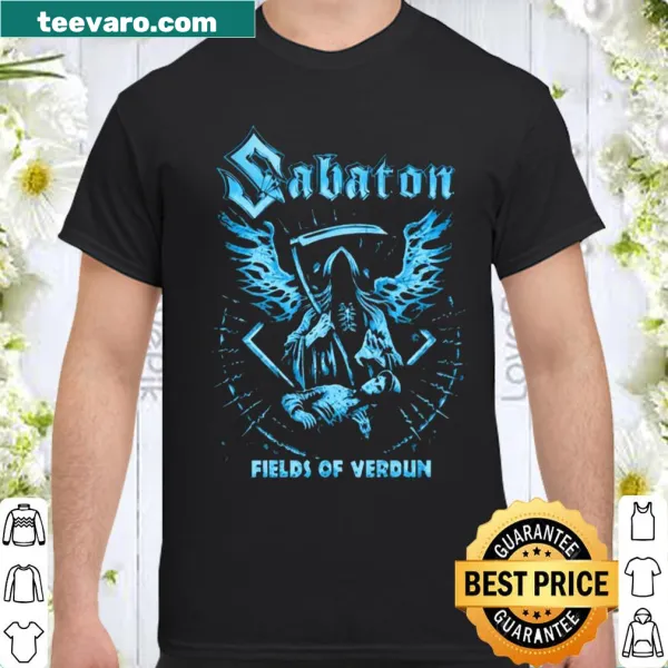 Shirt with artwork inspired by Sabaton's Fields Of Verdun