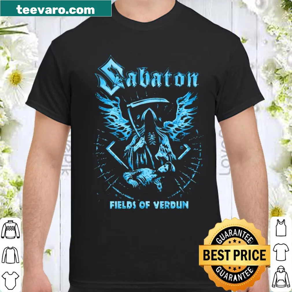 Shirt with artwork inspired by Sabaton's Fields Of Verdun