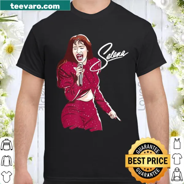 Humorous signature graphic honoring Selena Quintanilla from the 80s