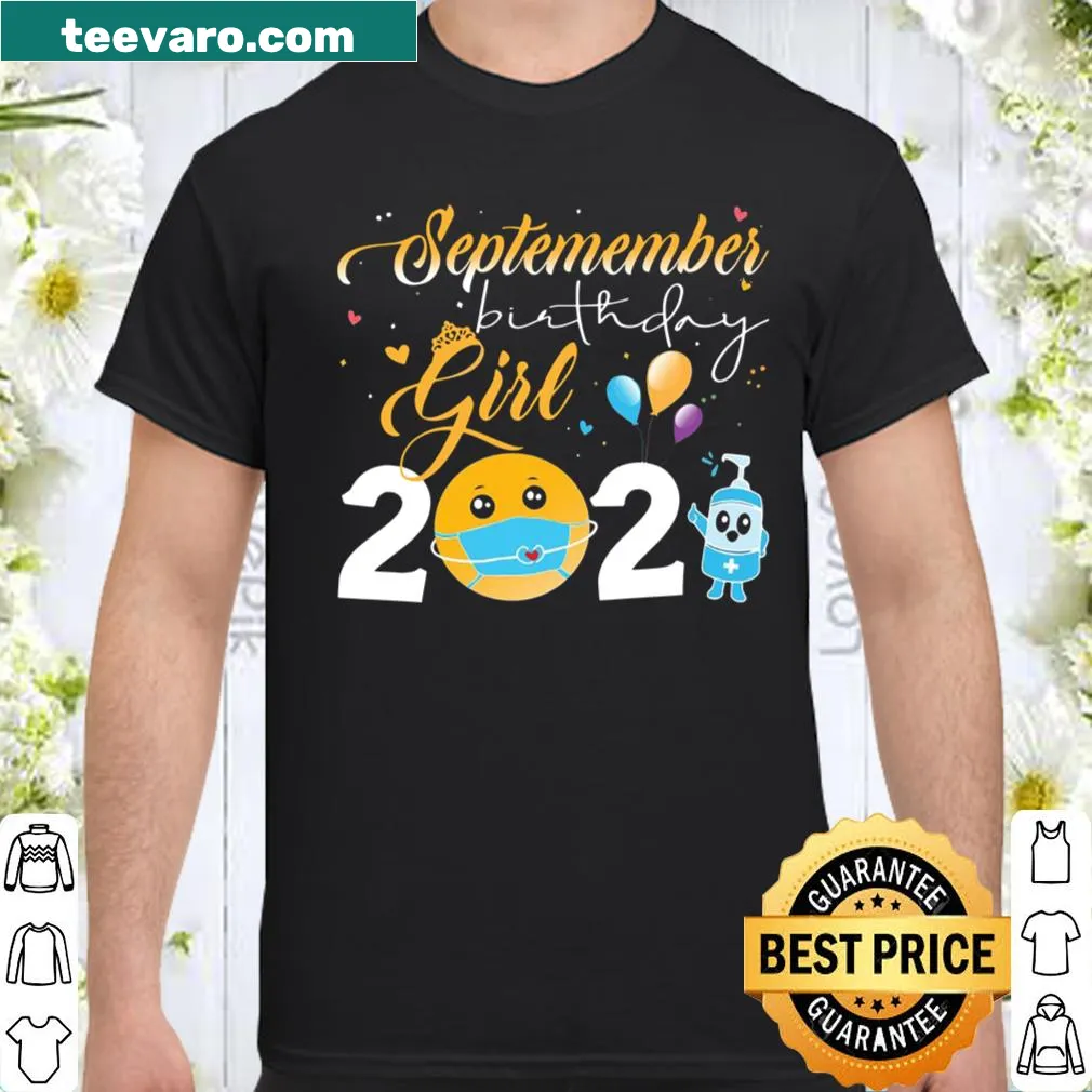 Design for September Birthday Girl featuring festive elements