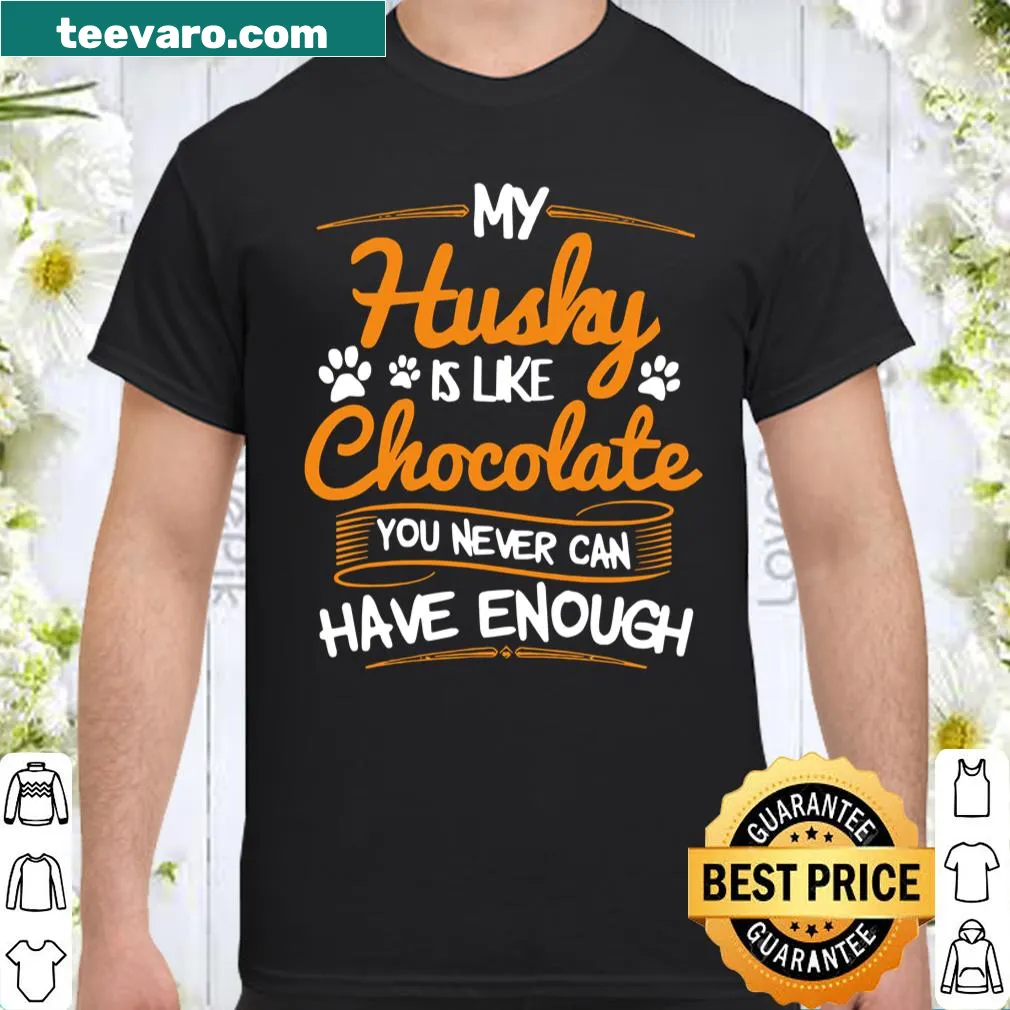 Shirt with heartwarming text for dog moms and Siberian Huskies