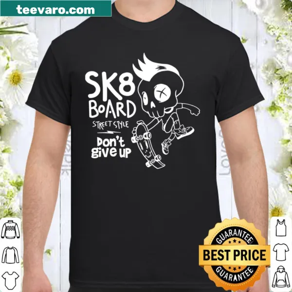 Retro skateboard shirt celebrating old school skate culture