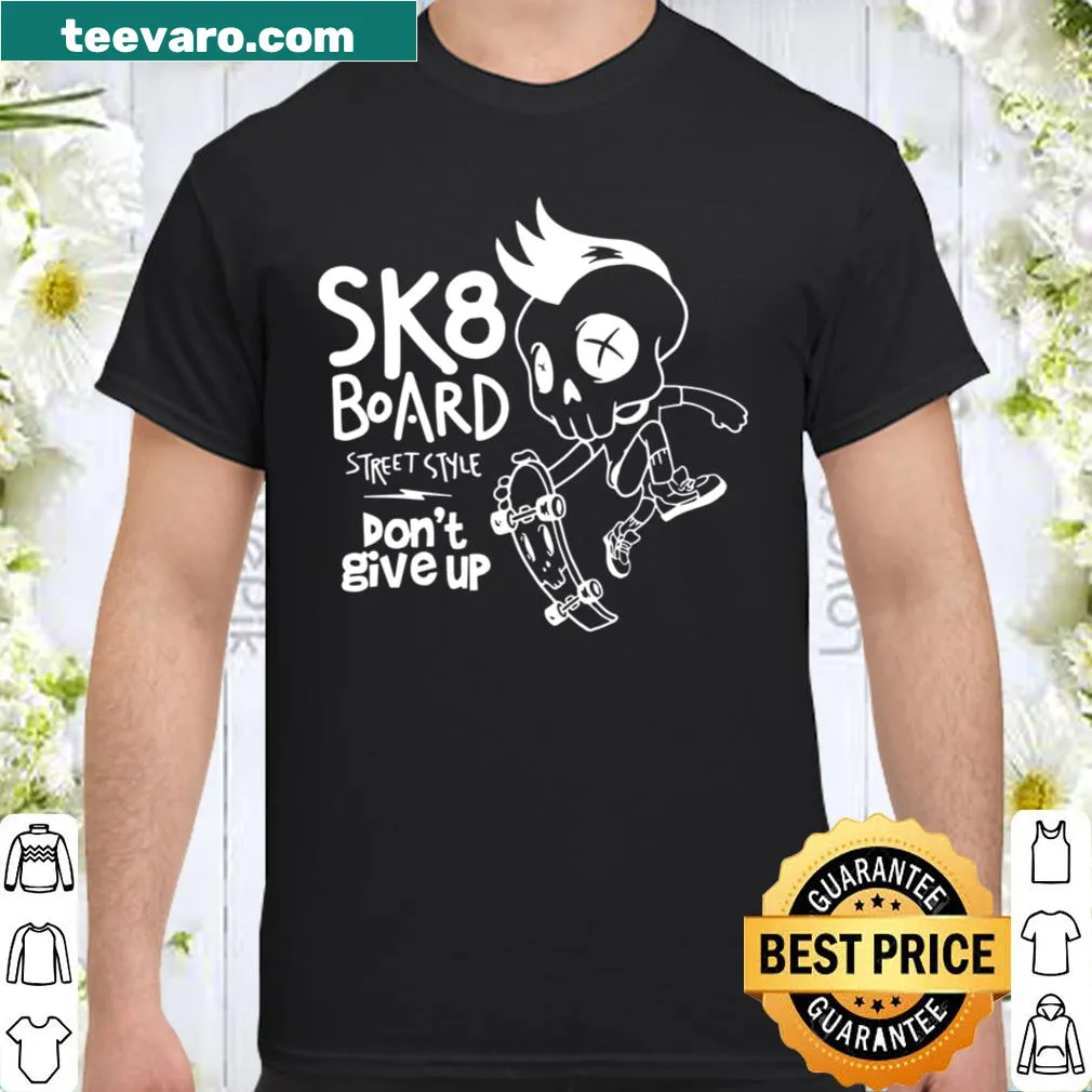 Retro skateboard shirt celebrating old school skate culture