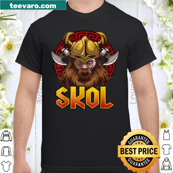Viking Beer t-shirt with Norse mythology warrior design