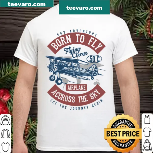 Illustrative airplane design capturing the spirit of adventure