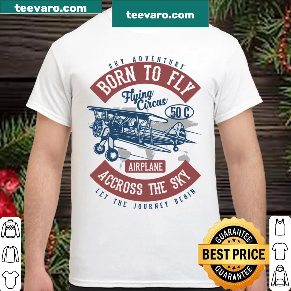 Illustrative airplane design capturing the spirit of adventure