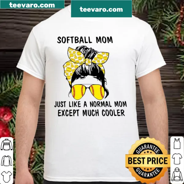 Playful skull-themed shirt for softball moms