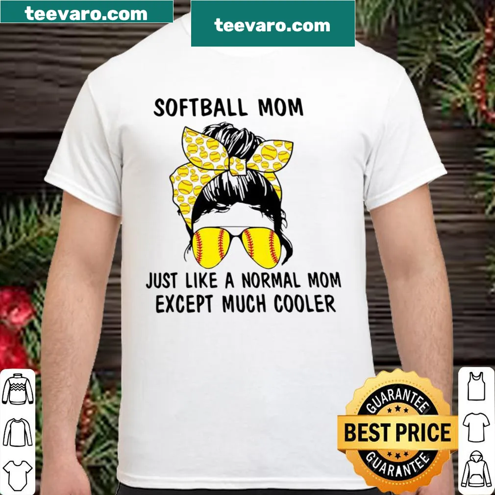Playful skull-themed shirt for softball moms