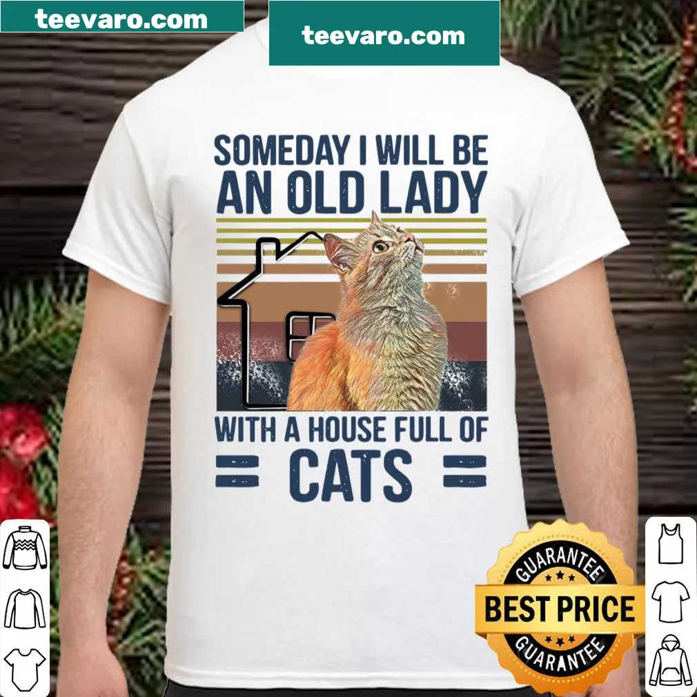 Vintage shirt with humorous cat lover quote