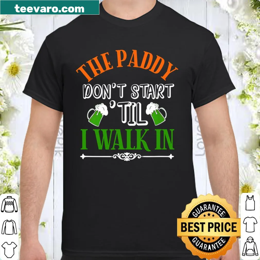 Playful St. Patrick's Day slogan on a shirt