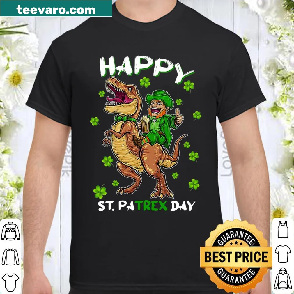 Cute St. Patrick's Day shirt for kids featuring a leprechaun