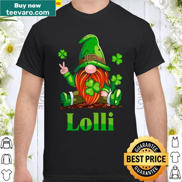 Cute 'Lolli' graphic for Grandma on a St. Patrick's Day shirt