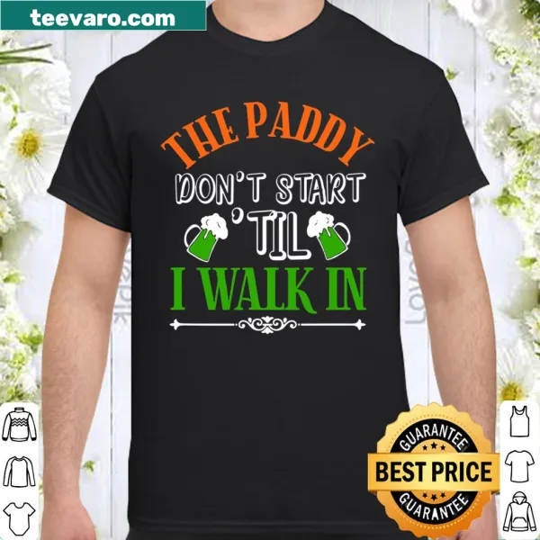 Funny St. Patrick's Day shirt with green beer and humorous text
