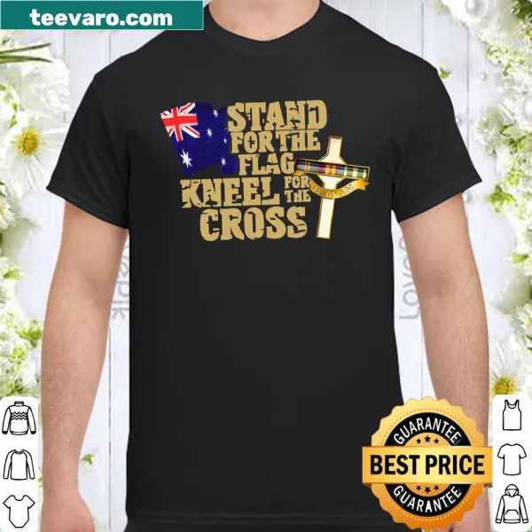 Patriotic shirt with the slogan about flag and faith