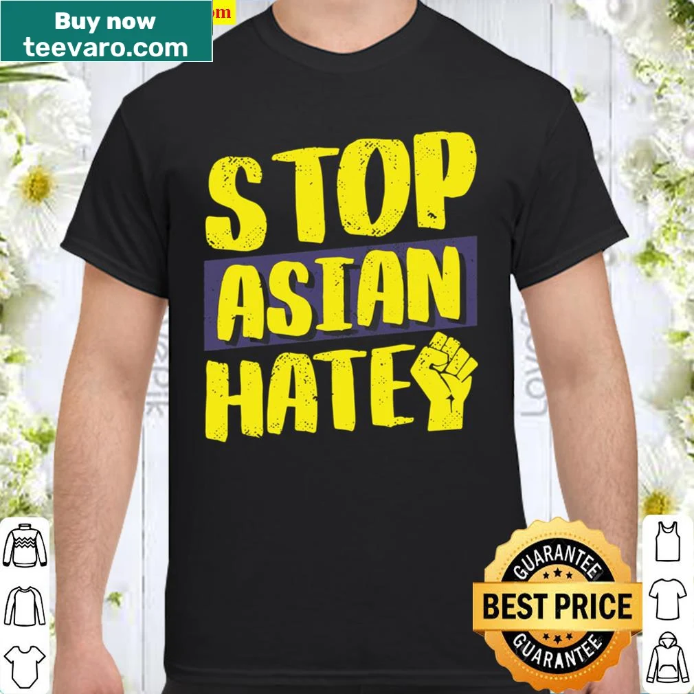 Shirt with Stop Asian Hate message promoting awareness