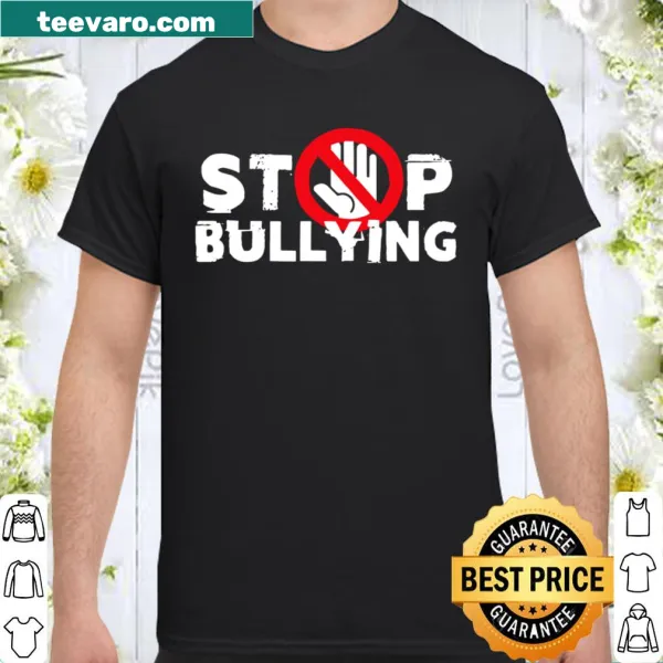 Anti-bullying shirt for teachers with bold 'Stop Bullying' message