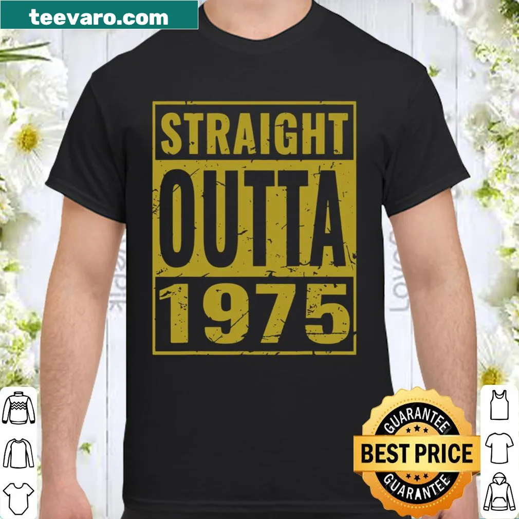 Nostalgic 1975 birthday shirt celebrating a milestone year