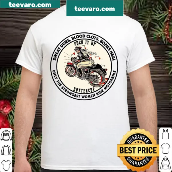 Empowering graphic shirt with a bold saying about strength