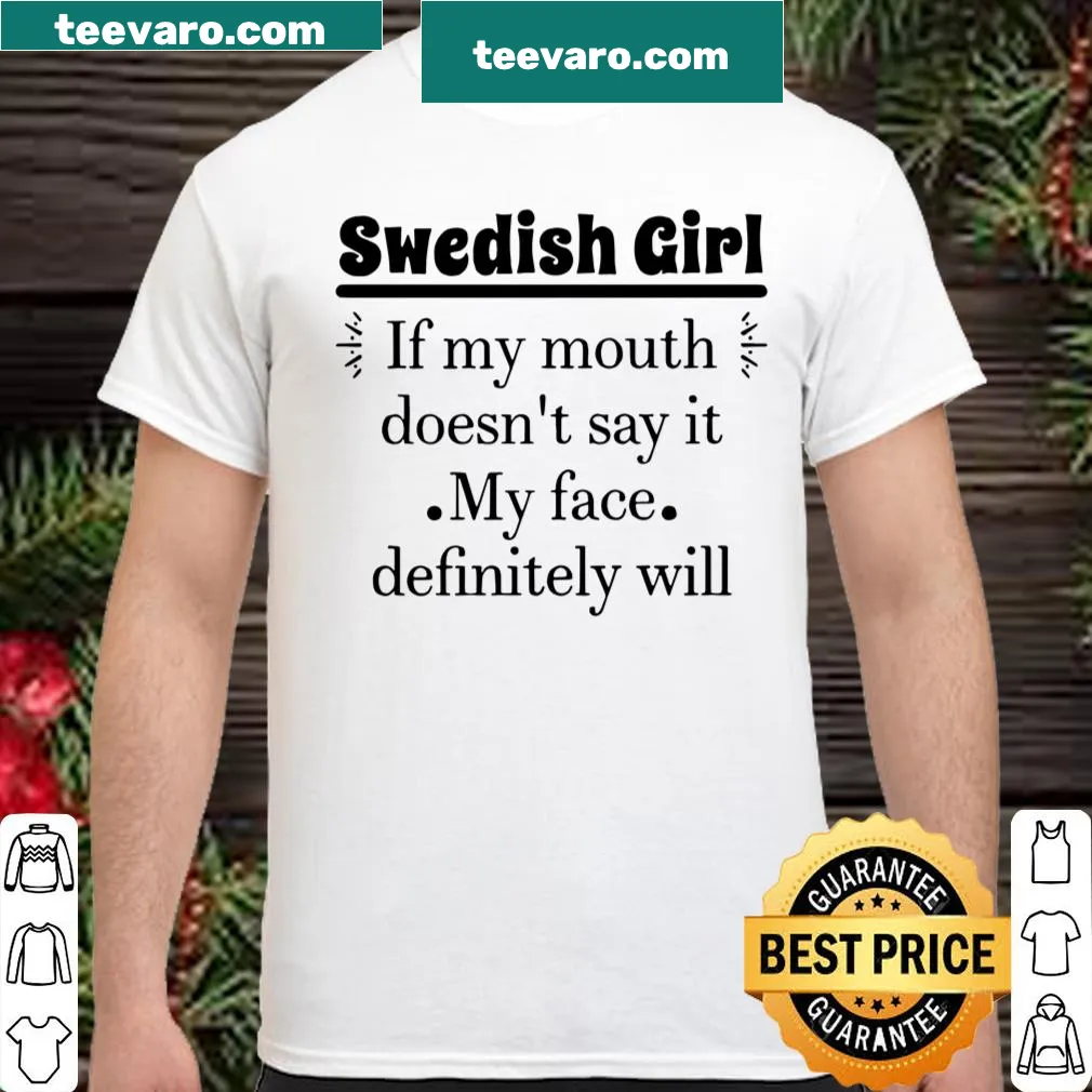 Funny shirt about expressing thoughts through facial expressions
