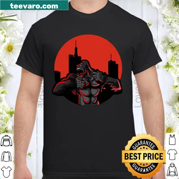 Bold illustration of King Kong with the phrase 'Bow To No One'