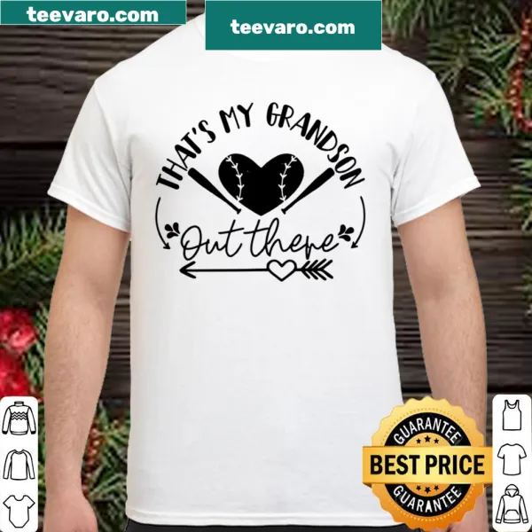 Grandma and Grandpa baseball-themed shirt with playful graphics