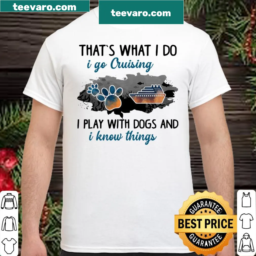 Humorous shirt for dog lovers and cruising enthusiasts