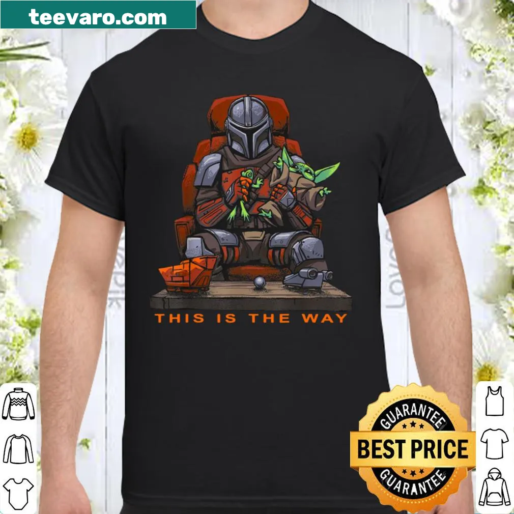 Illustration of The Child from The Mandalorian with 'This Is The Way'