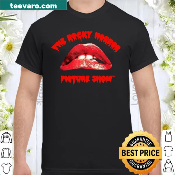 Graphic shirt with iconic lips design from Rocky Horror