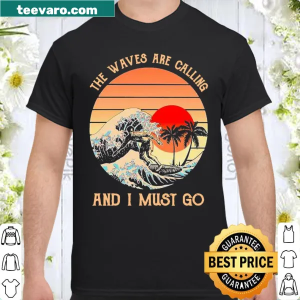 Vintage-style shirt with ocean-inspired phrase