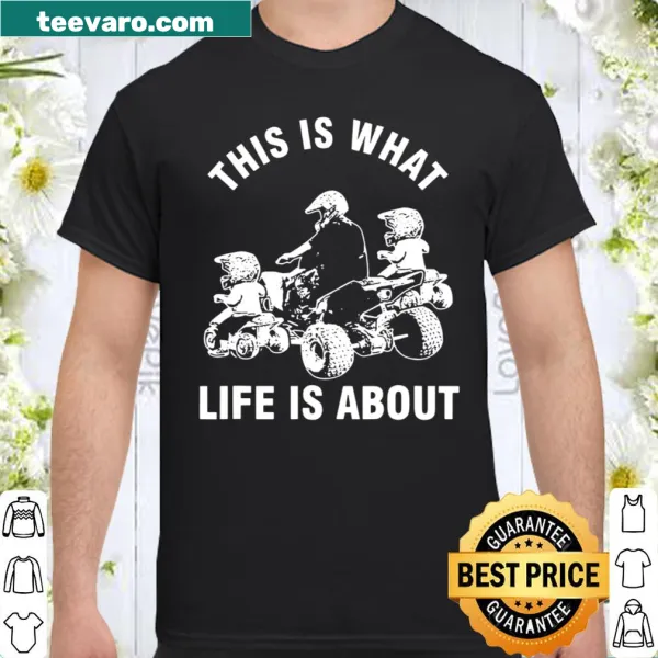 Motocross-themed shirt celebrating fatherhood