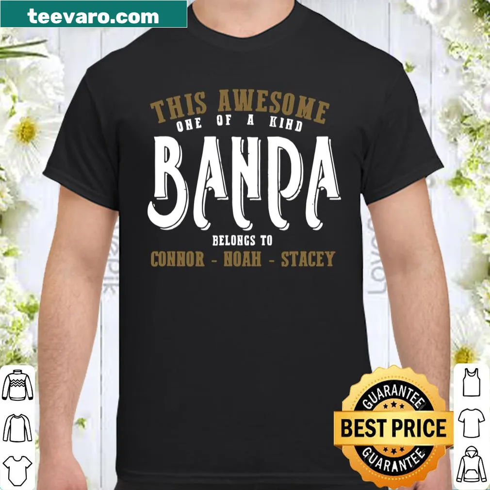 Typography shirt that says This awesome Banpa belongs to grandkids