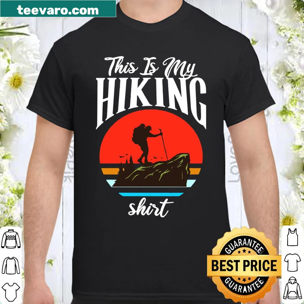 Retro hiking shirt celebrating outdoor adventures and nature.