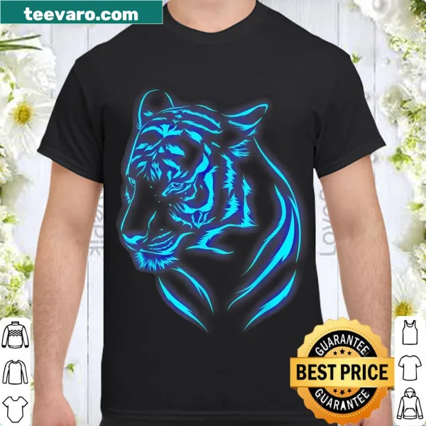 Shirt featuring a striking graphic of a tiger's head.