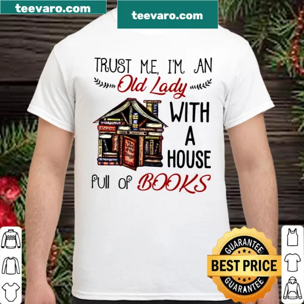 Shirt for book lovers with humorous old lady text