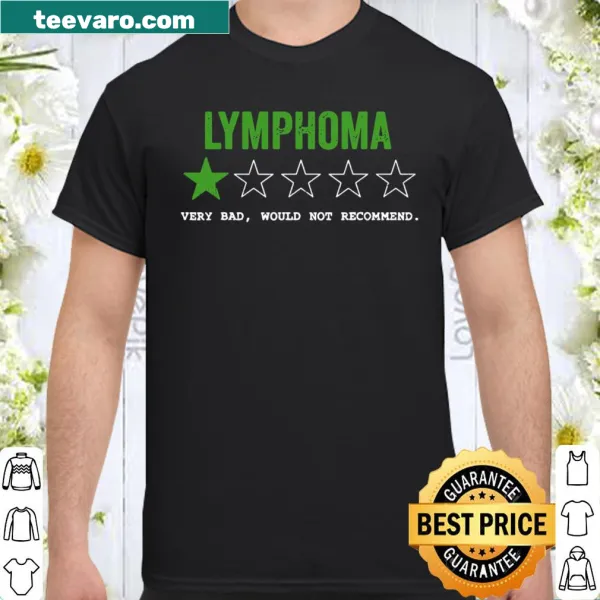 Lymphoma awareness ribbon design on a shirt