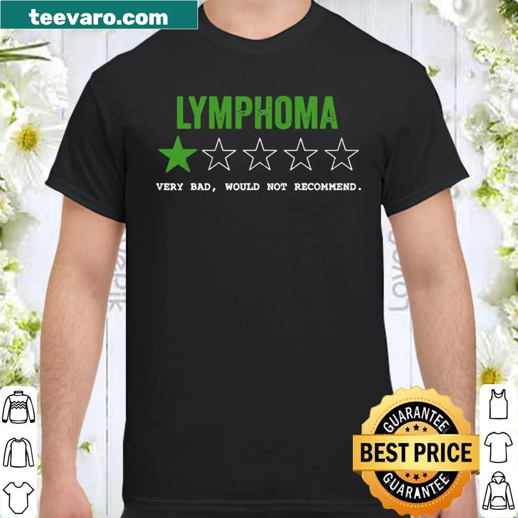Lymphoma awareness ribbon design on a shirt