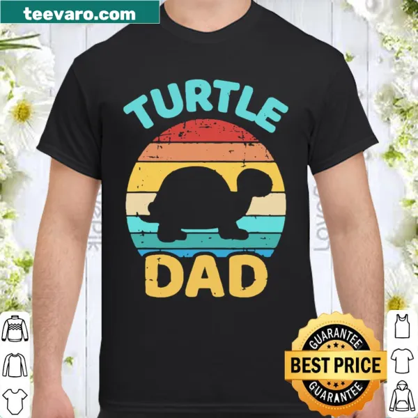 Vintage-style Turtle Dad t-shirt with turtle graphic
