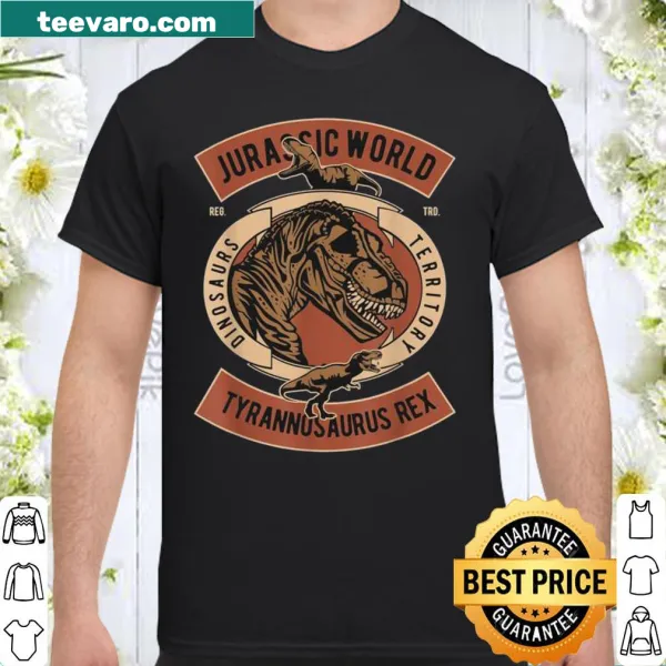 Vintage T-Rex graphic on a casual t-shirt