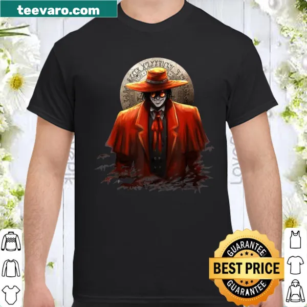 Detailed Hellsing themed artwork on a stylish shirt