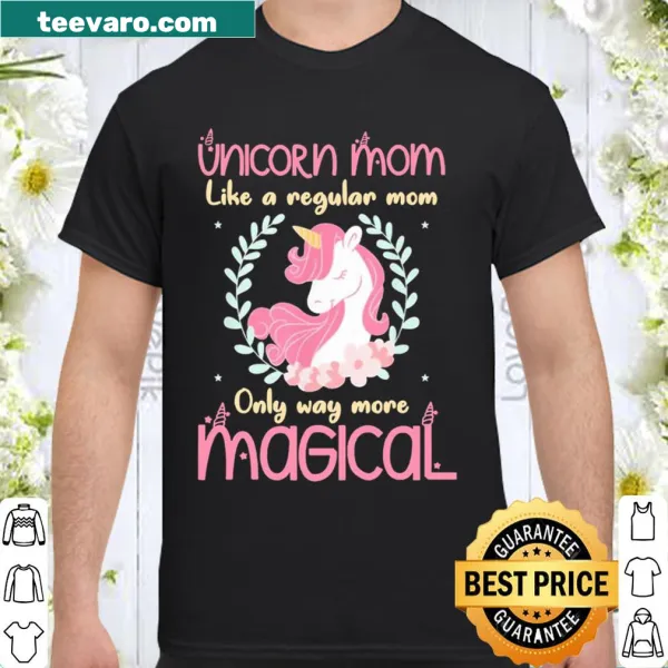 Cute design featuring a unicorn and the phrase 'Way More Magical'
