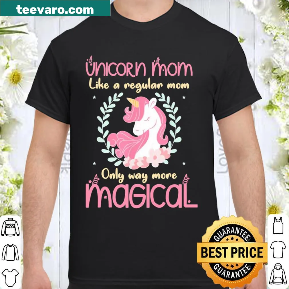 Cute design featuring a unicorn and the phrase 'Way More Magical'