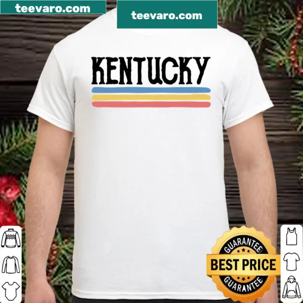 Vintage style shirt with 'Kentucky Ky Born Raised Native Home State' text