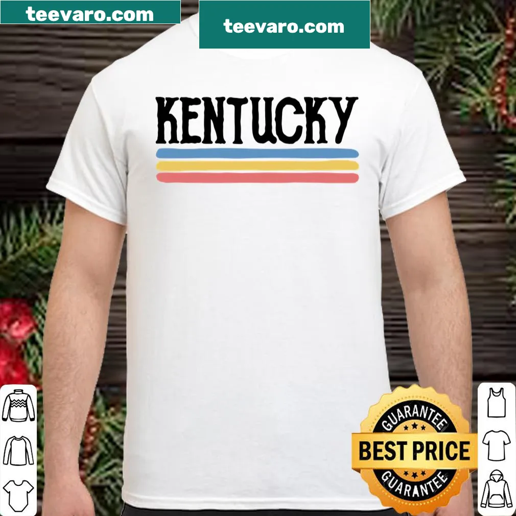Vintage style shirt with 'Kentucky Ky Born Raised Native Home State' text