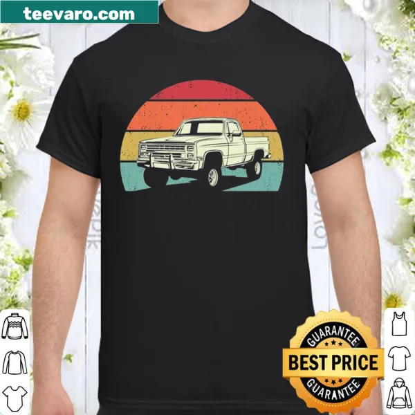 Vintage truck shirt featuring a Squarebody pickup design