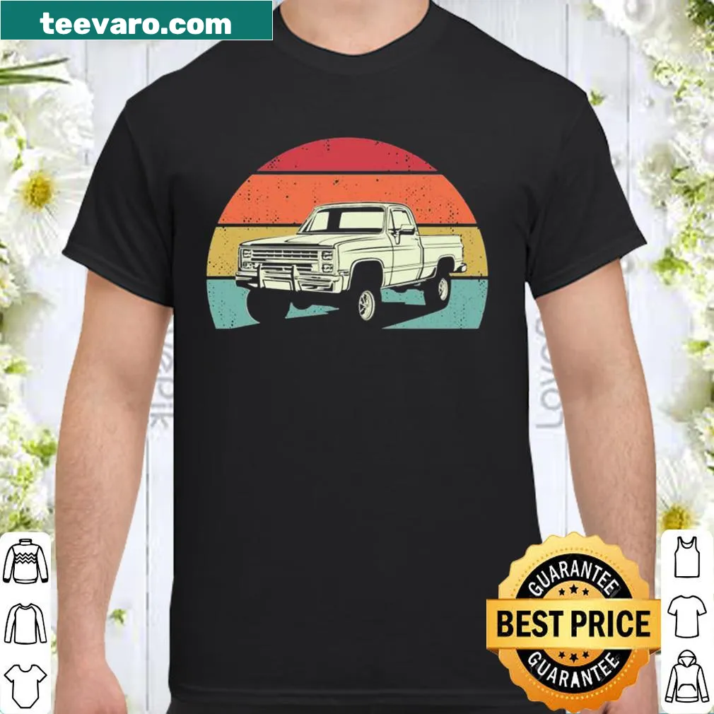Vintage truck shirt featuring a Squarebody pickup design
