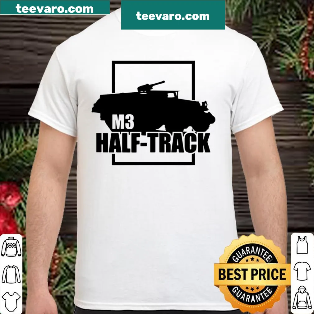 Illustration of a WW2 M3 Halftrack on a shirt