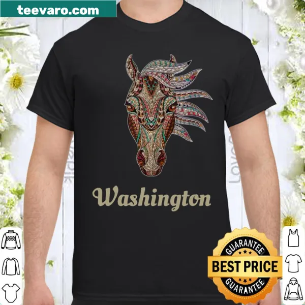 Geometric tribal design shirt featuring abstract patterns