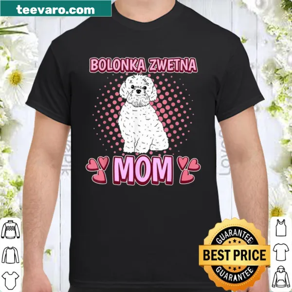 Cute Bolonka Zwetna design for dog-loving moms
