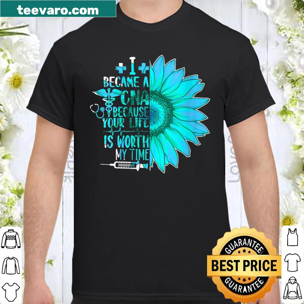 Floral design with 'Became a CNA' text